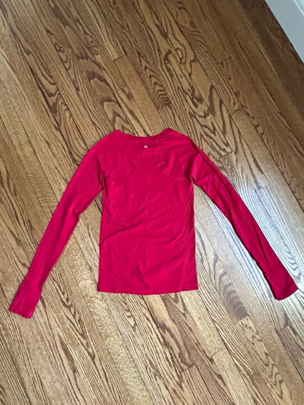 Athleta Momentum Seamless Long Sleeve Red